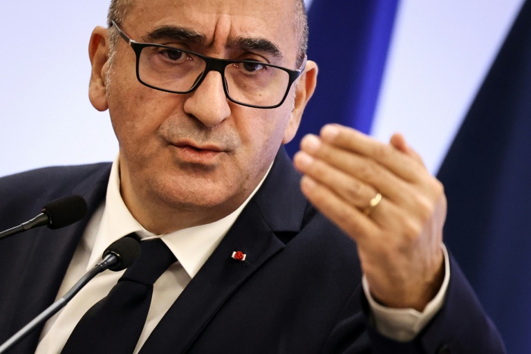 Le ministre de l'Intérieur Laurent Nuñez lors d'une conférence de presse, le 29 octobre 2026 à Paris