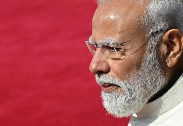 Le Premier ministre indien Narendra Modi au palais présidentiel Rashtrapati Bhavan, à New Delhi, le 6 mai 2026