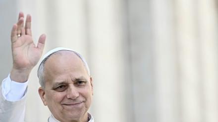 Le pape Léon XIV le 25 mars 2026 au Vatican