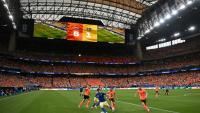 Vue générale du match entre les Pays-Bas et la Suède le 20 juin 2026 à Houston. Tenus en échec par le Japon (2-2) pour leur entrée dans la compétition, les Oranje ont survolé cette fois les débats, s'imposant 5-1
