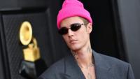 Le chanteur Justin Bieber à Las Vegas le 3 avril 2022