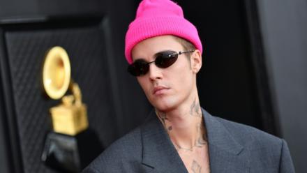 Le chanteur Justin Bieber à Las Vegas le 3 avril 2022
