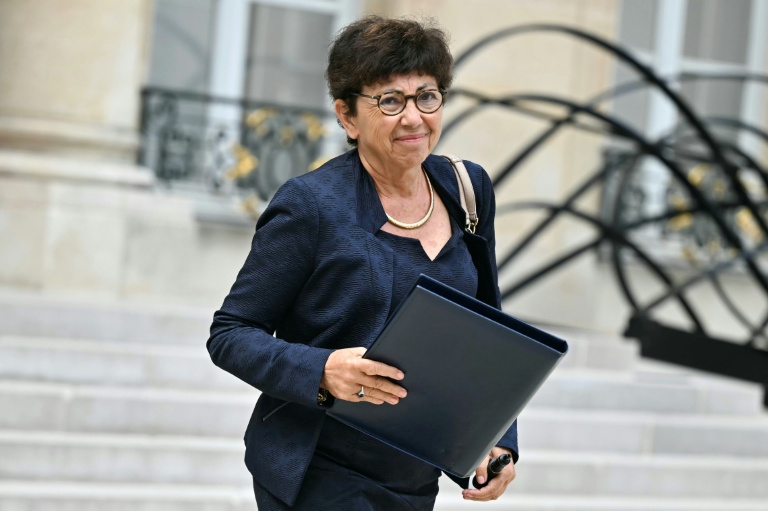 La ministre de la Transition écologique Monique Barbut, le 27 juillet 2026, à l'Elysée.