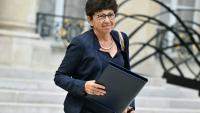 La ministre de la Transition écologique Monique Barbut, le 27 juillet 2026, à l'Elysée.