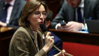 La ministre des Comptes publics, Amélie de Montchalin, lors d'une séance consacrée à la deuxième lecture du projet de loi de finances de la sécurité sociale pour 2026 (PLFSS) à l'Assemblée nationale, à Paris, le 4 décembre 2025