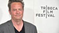 L'acteur Matthew Perry à New York, le 26 avril 2017