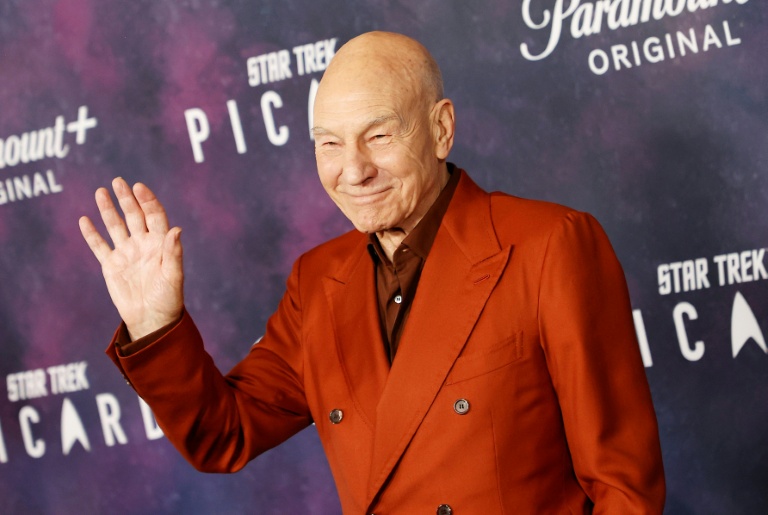 L'acteur britannique Patrick Stewart à Los Angeles aux États-Unis le 9 février 2023