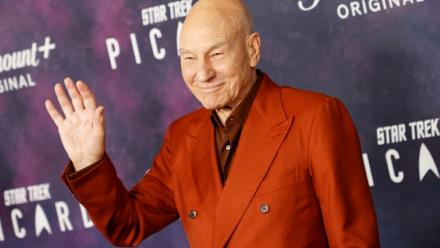 L'acteur britannique Patrick Stewart à Los Angeles aux États-Unis le 9 février 2023