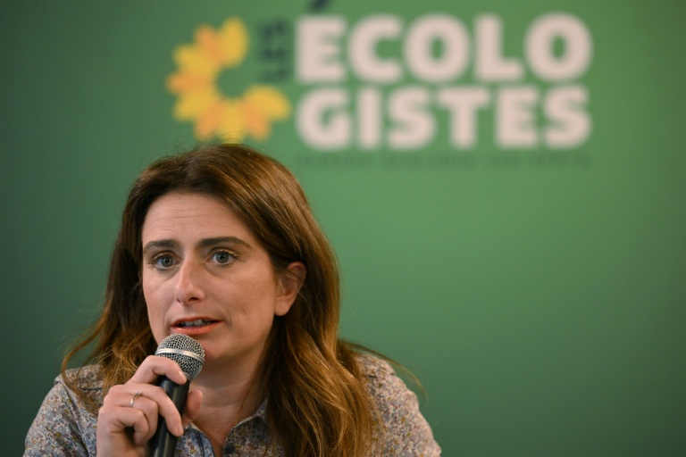 Marine Tondelier, secrétaire nationale du parti Les Écologistes (EELV), à Paris, le 19 janvier 2026