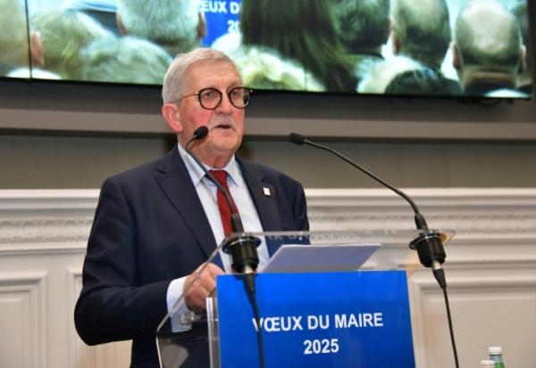 Le maire de Limoges Emile Roger Lombertie, le 10 janvier 2025, à Limoges