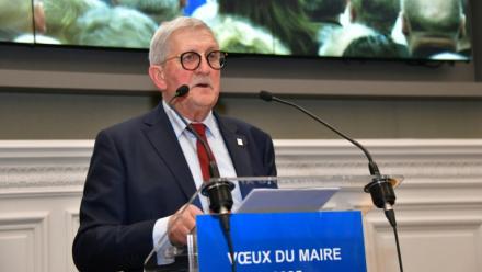 Le maire de Limoges Emile Roger Lombertie, le 10 janvier 2025, à Limoges