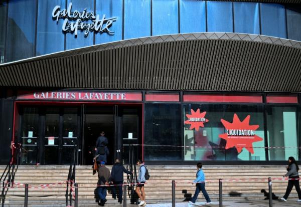 Les Galeries Lafayette fermées à Marseille, le 22 octobre 2025