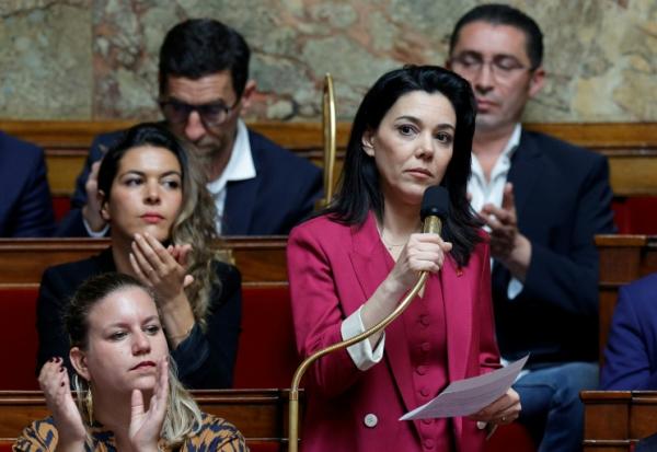 La députée LFI de Paris Sophia Chikirou à l'Assemblée nationale le 10 juin 2025