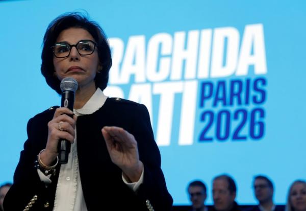Rachida Dati, candidate à la mairie de Paris, présente son programme, le 10 février 2026 à Paris
