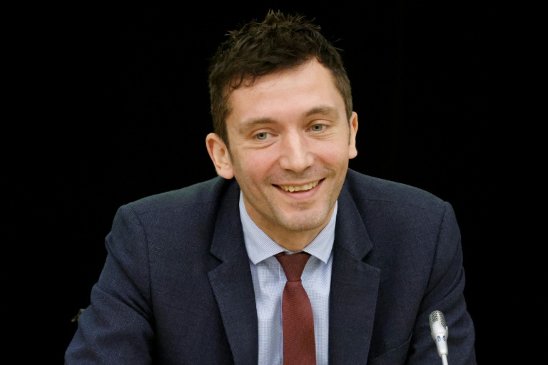 Julien Sanchez, eurodéputé RN, à Paris le 15 septembre 2024