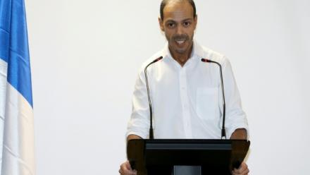 Le fondateur de l'Union des démocrates musulmans français (UDMF) Nagib Azergui à Clichy-la-Garenne (Hauts-de-Seine) le 1er décembre 2019  