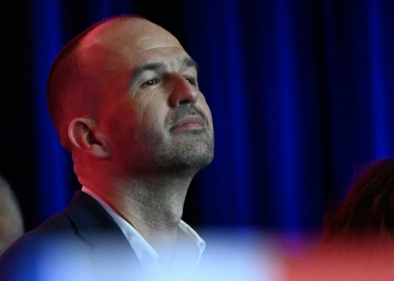 Le coordinateur national de LFI, Manuel Bompard, le 7 mars 2026 à Marseille 