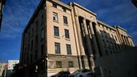 Le palais de justice de Marseille,le 18 mai 2025, à la veille du procès de Félix Bingui, le chef présumé du gang Yoda, poursuivi pour trafic de stupéfiants.
