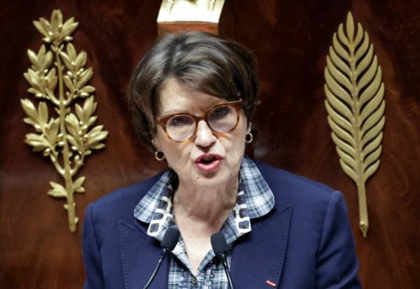 La ministre de l'Agriculture Annie Genevard, le 11 février 2026 à l'Assemblée nationale, à Paris