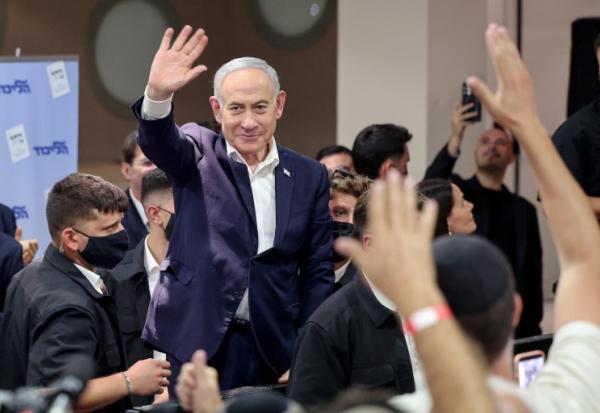 Le Premier ministre israélien Benjamin Netanyahu à Netanya en Israël le 22 octobre 2026