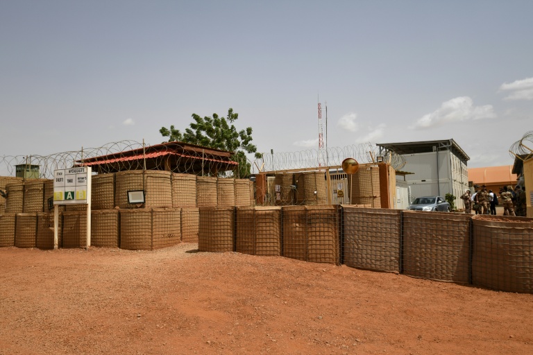 Vue générale de la base militaire 101 , à Niamey, le 15 juillet 2022
