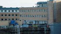 L'Hôpital national d'Oslo (Rikshospitalet où le roi Harald de Norvège est hospitalisé, le 17 août 2026 à Oslo