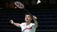 Le Français Christo Popov lors d'un tournoi à Vantaa en Finlande, le 9 octobre 2026
