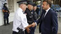 Emmanuel Macron à Nouméa en Nouvelle-Calédonie le 23 mai 2024