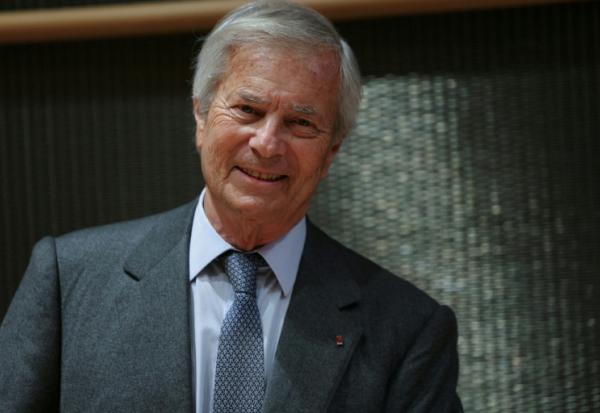 Le milliardaire conservateur Vincent Bolloré à l'Assemblée nationale à Paris, le 24 mars 2026