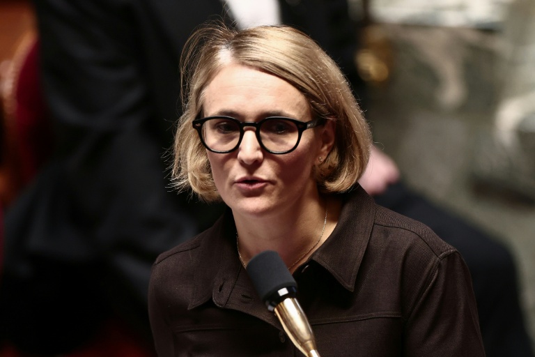 La ministre déléguée auprès du ministre de l'Intérieur, Marie-Pierre Vedrenne, à l'Assemblée nationale, à Paris, le 5 novembre 2025