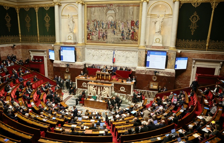 L'Assemblée nationale, le 27 janvier 2026 à Paris