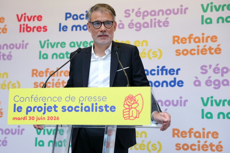 Le premier secrétaire du Parti socialiste, Olivier Faure, le 30 juin 2026 à Paris 