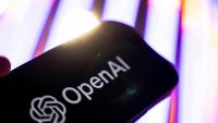 Le logo d’OpenAI est visible lors de la conférence "ALL IN 2026" au Palais des congrès de Montréal, à Montréal, au Québec, le 17 septembre 2026