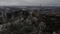Photo des destructions dans la ville de Kostyantynivka, dans la région de Donetsk, le 12 novembre 2025, transmise par l'armée ukrainienne