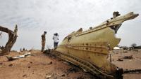 Des débris du vol Air Algérie AH5017, à Gossi au Mali, le 26 juillet 2014