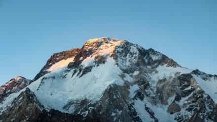 Cette photo prise en juillet 2023 montre le Broad Peak, où une avalanche meurtrière s'est produite.