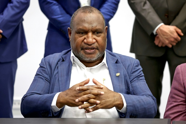 Le Premier ministre de Papouasie-Nouvelle-Guinée, James Marape, le 10 décembre 2024 à Sydney