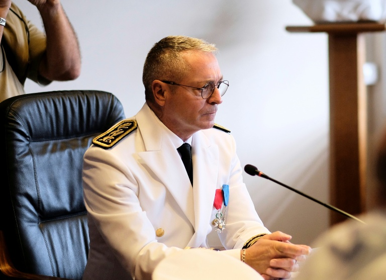 Patrice Faure, alors Haut-Commissaire de Nouvelle-Calédonie, pendant une réunion du 17e gouvernement du territoire français du Pacifique, le 8 juillet 2021 à Nouméa