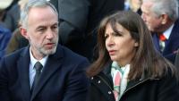 Emmanuel Grégoire et Anne Hidalgo à Paris le 26 mars 2026