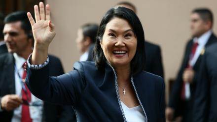 La présidente élue de droite Keiko Fujimori à Lima le 27 juillet 2026