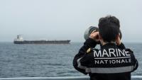 Le Tagor, arraisonné par la France le 31 mai - photo fournie par la Marine nationale le 1er juin 2026