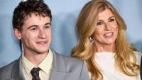 L'acteur américano-britannique Sam Nivola et l'actrice américaine Connie Britton assistent à la première de la série télévisée "Phony", produite par Hulu, le 13 octobre 2026 à West Hollywood, en Californie