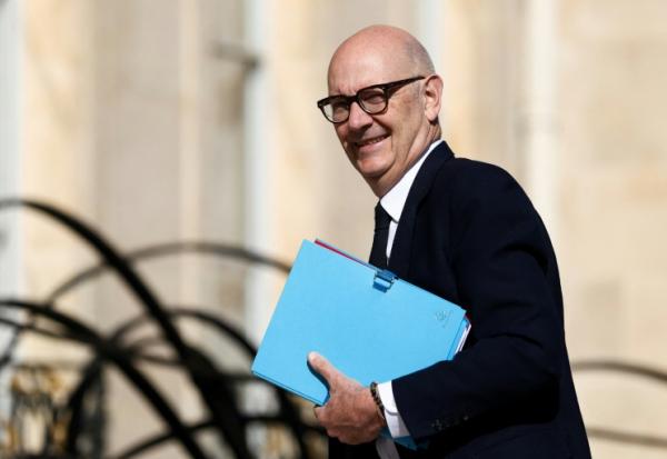 Le ministre de l'Economie, Roland Lescure, arrivant à l'Elysée, à Paris, le 26 mai 2026