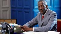 Le maire LFI de Saint-Denis Bally Bagayoko dans son bureau de l'hôtel de ville de Saint-Denis, le 1er avril 2026.