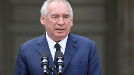 L'ancien Premier ministre François Bayrou à Matignon à Paris le 10 septembre 2025