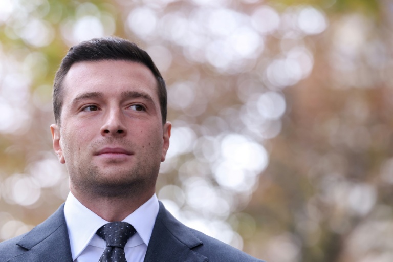 Le président du RN Jordan Bardella le 18 septembre 2026 à Paris 