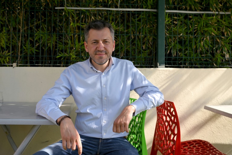 Le candidat d'extrême droite à la mairie de Marseille, Franck Allisio, le 23 mai 2022 à Marseille