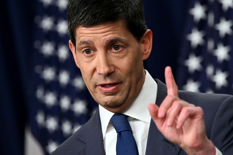 Le président de la Réserve fédérale américaine Kevin Warsh lors d'un discours à Washington, le 29 juillet 2026