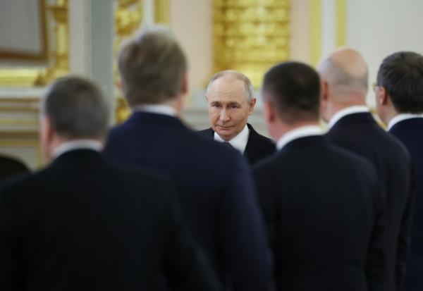 Le président russe Vladimir Poutine au Kremlin à Moscou le 3 juin 2026