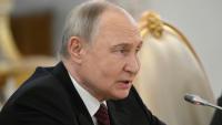 Le président russe Vladimir Poutine, le 10 mai 2025 à Moscou